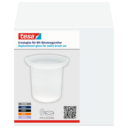tesa Ersatzglas für Toilettenbürste Ekkro, Hukk, Loxx, Luup und Moon