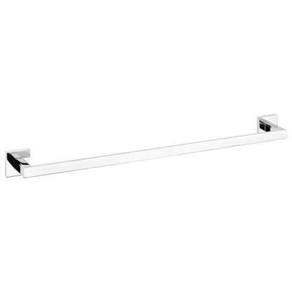 tesa DELUXXE Handtuchstange, Metall, verchromt, inkl. Klebelösung