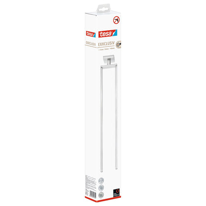tesa EXXCLUSIV Handtuchhalter, 2-armig, inkl. Klebelösung