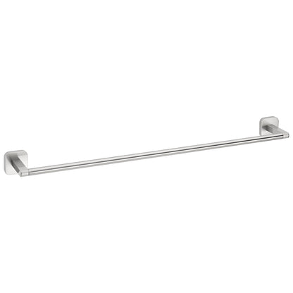 tesa Esteetic Handtuchstange, Edelstahloptik, inkl. Klebelösung, 63cm