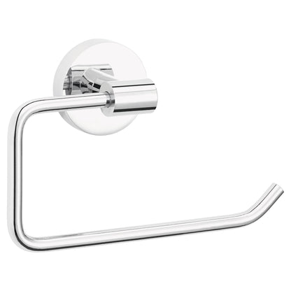 tesa Exxcellent Toilettenpapierhalter ohne Deckel, Metall, verchromt, inkl. Klebelösung