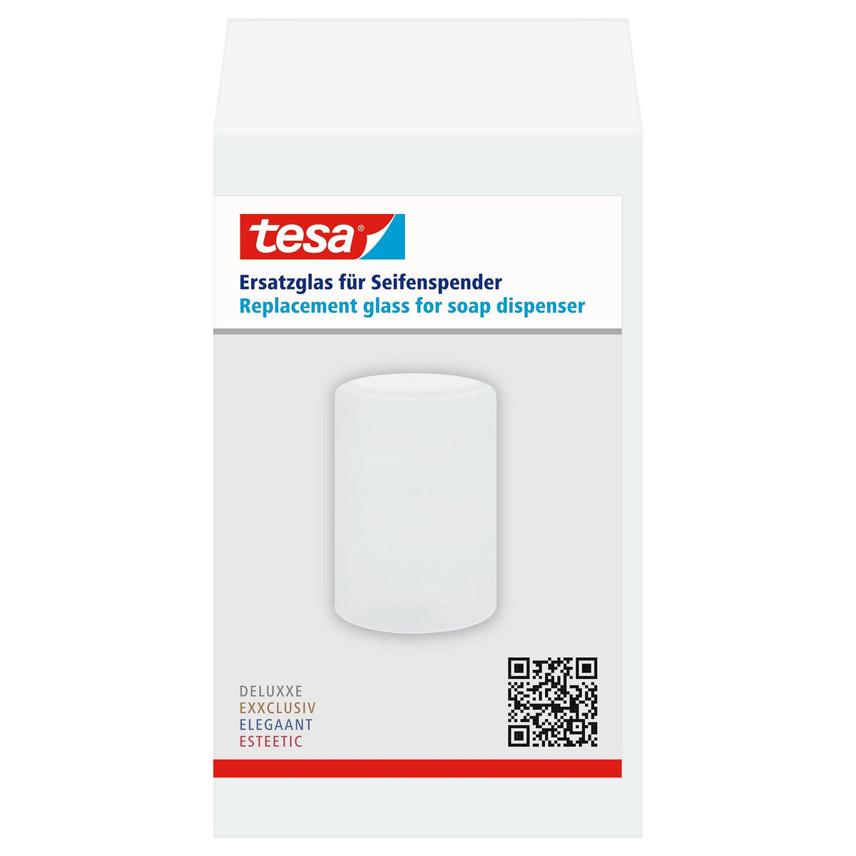 tesa Ersatzflasche für Seifenspender Deluxxe, Exxclusiv, Elegaant, Esteetic