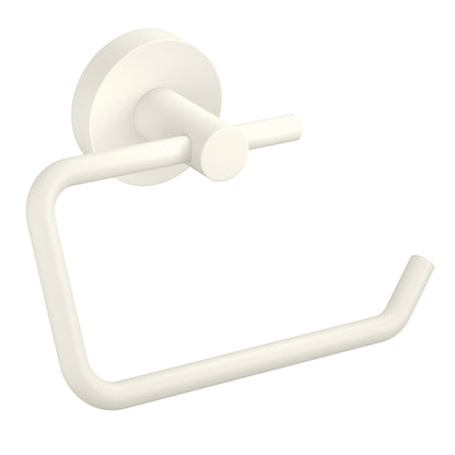 tesa MOON WHITE Toilettenpapierhalter, weiß matt, inkl. Klebelösung