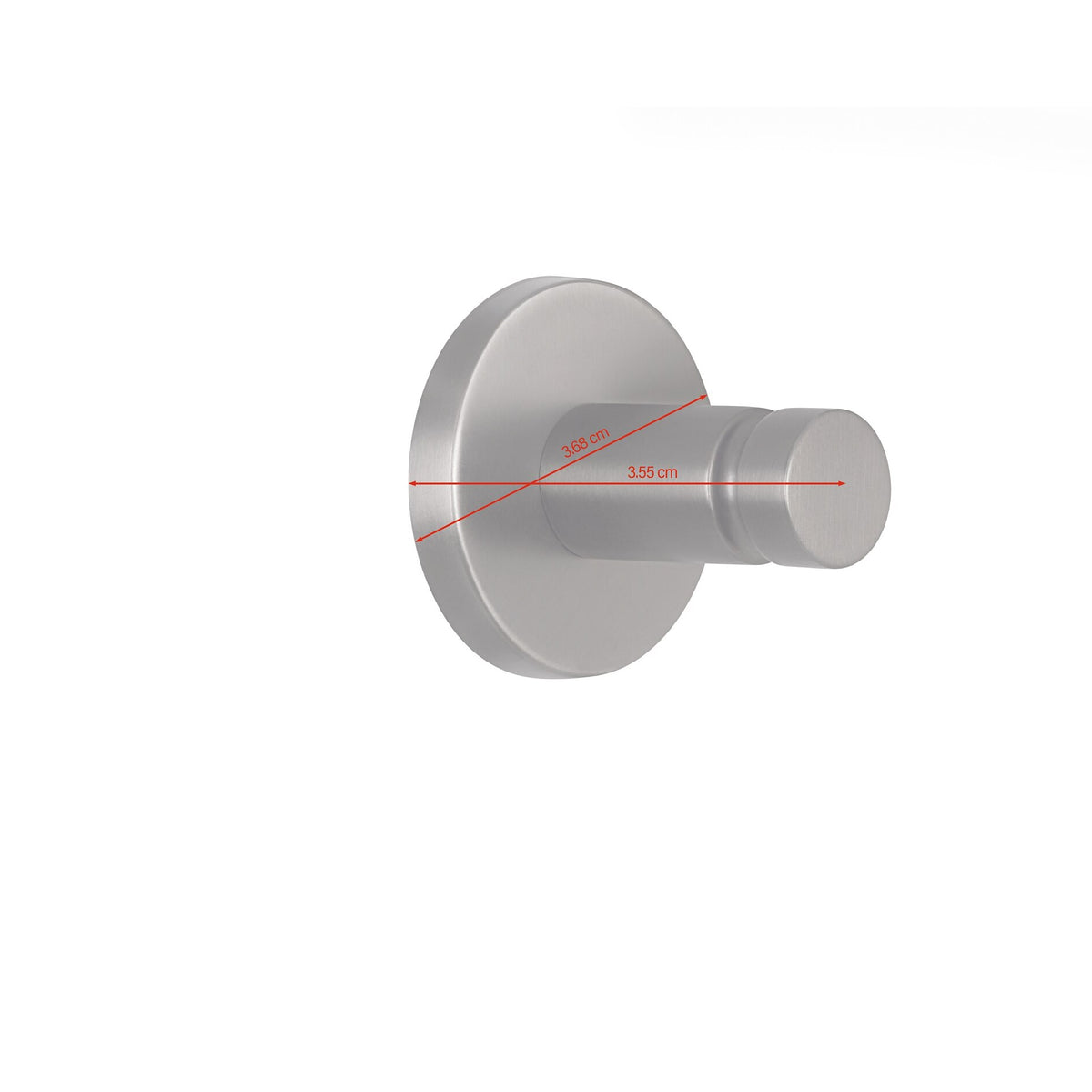 tesa MOON Graphite Handtuchhaken, selbstklebend, Metall PVD beschichtet