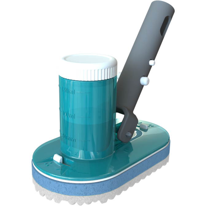 BAYROL čistiaca špongia 2v1 s doplňovacou nádržkou | Balenie (1 kus)