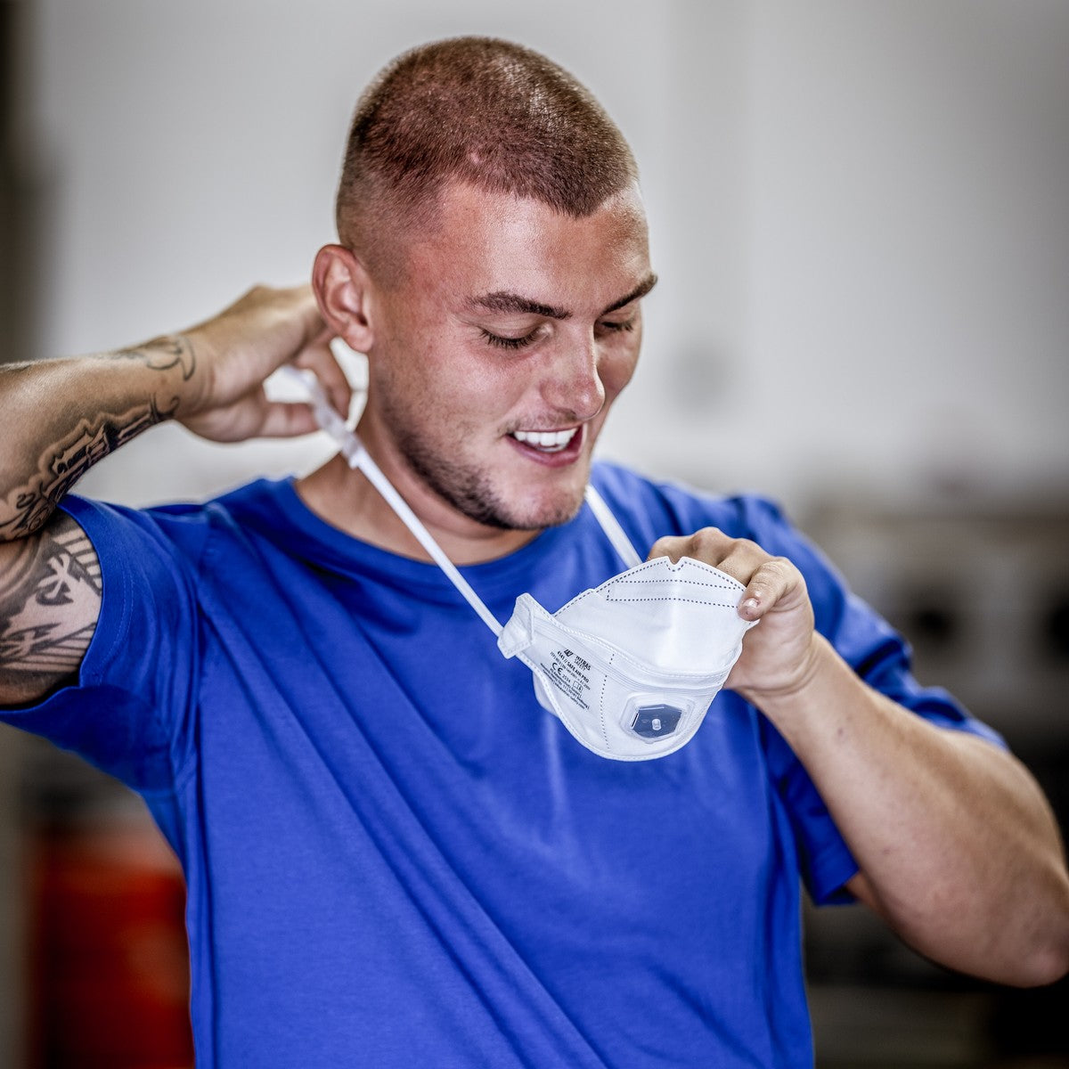 NITRAS SAFE AIR PRO, dýchacia maska, biela, EN 149, krabička 15 kusov prémiová kvalita | Balenie (15 kusov)