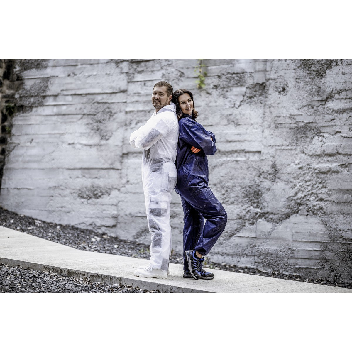 NITRAS PP, ochranný overal, námornícka modrá