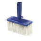 Kefa pre remeselníkov Nölle Profi Brush (17x7,5 cm, 70 mm štetiny) od Nölle Profi Brush Bürsten- & Pinseltechnik e.K. má biele štetiny a modrú rukoväť s otvorom, ideálna na maliarske práce. 1 kus, zobrazený na bielom pozadí.