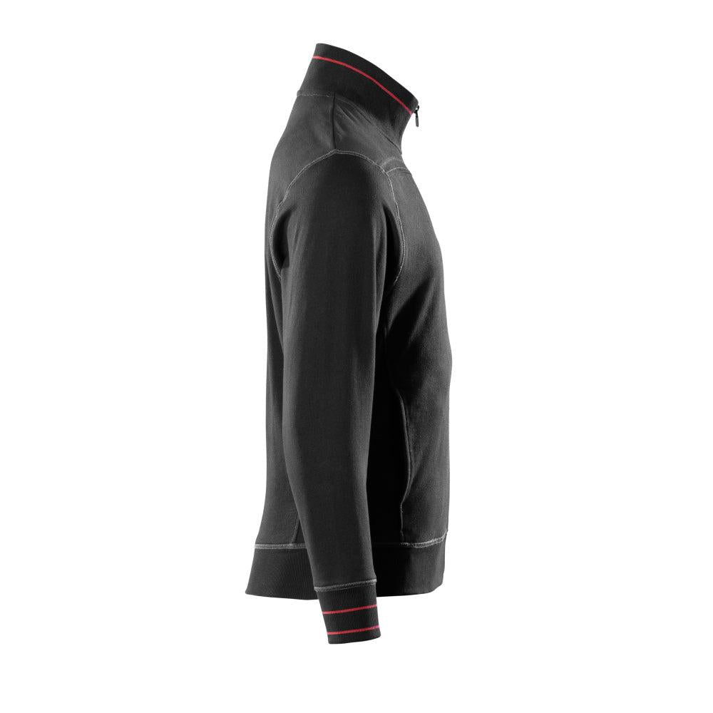 MASCOT® Chania mikina na zips, čierna