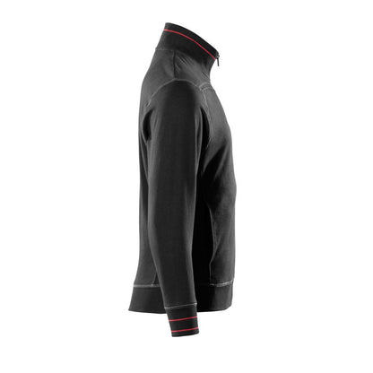 MASCOT® Chania mikina na zips, čierna