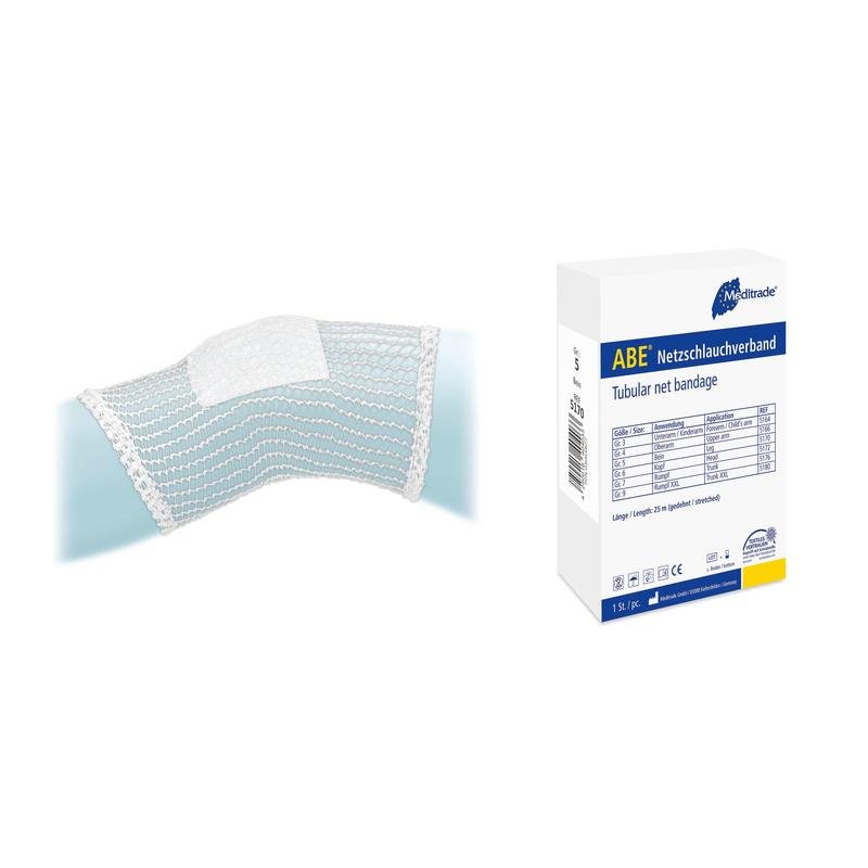 ABE® sieťovaná trubicová bandáž, 2,2 cm x 25 m, predlaktie | Balenie (1 kus)