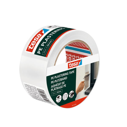 tesa PE Putzband, 33 m x 50 mm, weiß