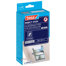 tesa INSECT STOP Fliegengitter für Dachfenster Premium weiß, 120 x 140 cm