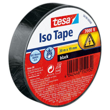 Izolačná páska tesa SPVC pre elektrické zariadenia, čierna, 20 m x 19 mm