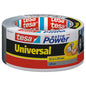 tesa extra Power Universal >60% Recycled Plastic Allzweck-Klebeband silber-grau, 25 m x 50 mm
