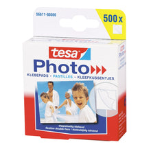 Lepiace podložky tesa Photo, biele, obojstranné, 500 kusov