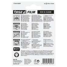 tesafilm eco & clear, transparent, 10 m x 15 mm
