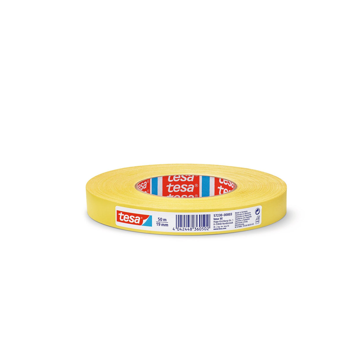 tesa 57230 Gewebeband extra Power Perfect, 50 m x 19 mm gelb