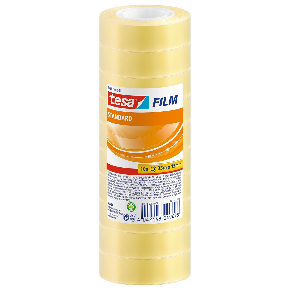 tesafilm 57387 Standard, Shrink, 33 m x 15 mm, transparent