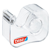 Ručný odvíjač tesa Easy Cut, priehľadný, prázdny, pre rolky s rozmermi do 10 m × 19 mm