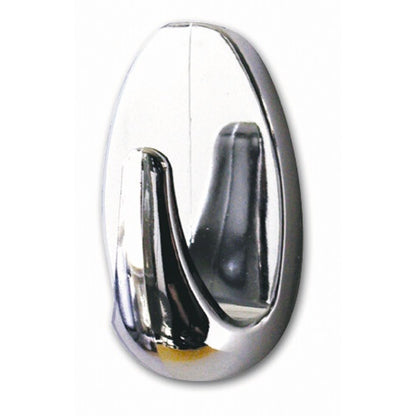 tesa Powerstrips Haken Small Oval chrom