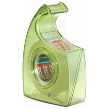 Ručný odvíjač tesa HAND DISPENSER EASY CUT RECYCLED, zelený, s páskou tesafilm Clear Recycled 33 m x 19 mm