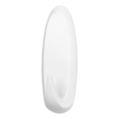 tesa Powerstrips Selbstklebende Haken, XL Oval, weiß