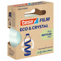 tesafilm Eco & Crystal, transparent, in Hängefaltschachtel, 33 m x 19 mm