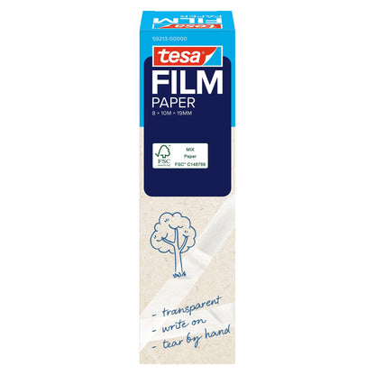tesafilm PAPER, transparent, im Tower, 10 m x 19 mm