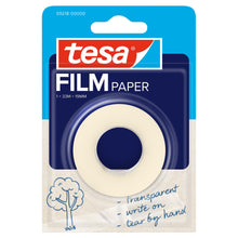 tesafilm PAPER, priehľadná, v blistri, 33 m x 19 mm
