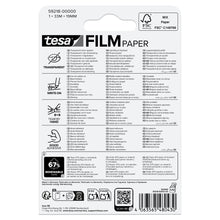 tesafilm PAPER, priehľadná, v blistri, 33 m x 19 mm
