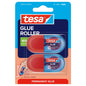 tesa GLUE ROLLER Permanent Mini, 6 m x 5 mm, transparent, im Blister