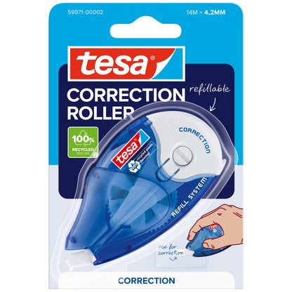 tesa CORRECTION ROLLER, biela, v blistri, 14 m x 4,2 mm