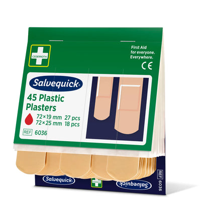 Plastové náplasti, 45 kusov/náhradná náplň  | Balenie (45 kusov)