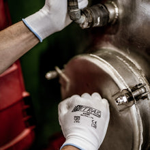 NITRAS nylonové rukavice, biele