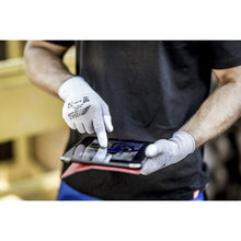 Antistatické rukavice NITRAS šedo/biele