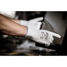 Antistatické rukavice NITRAS šedo/biele