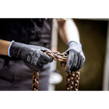 NITRAS ESD 3D CUT C, ochranné rukavice proti porezaniu, antracit / čierna