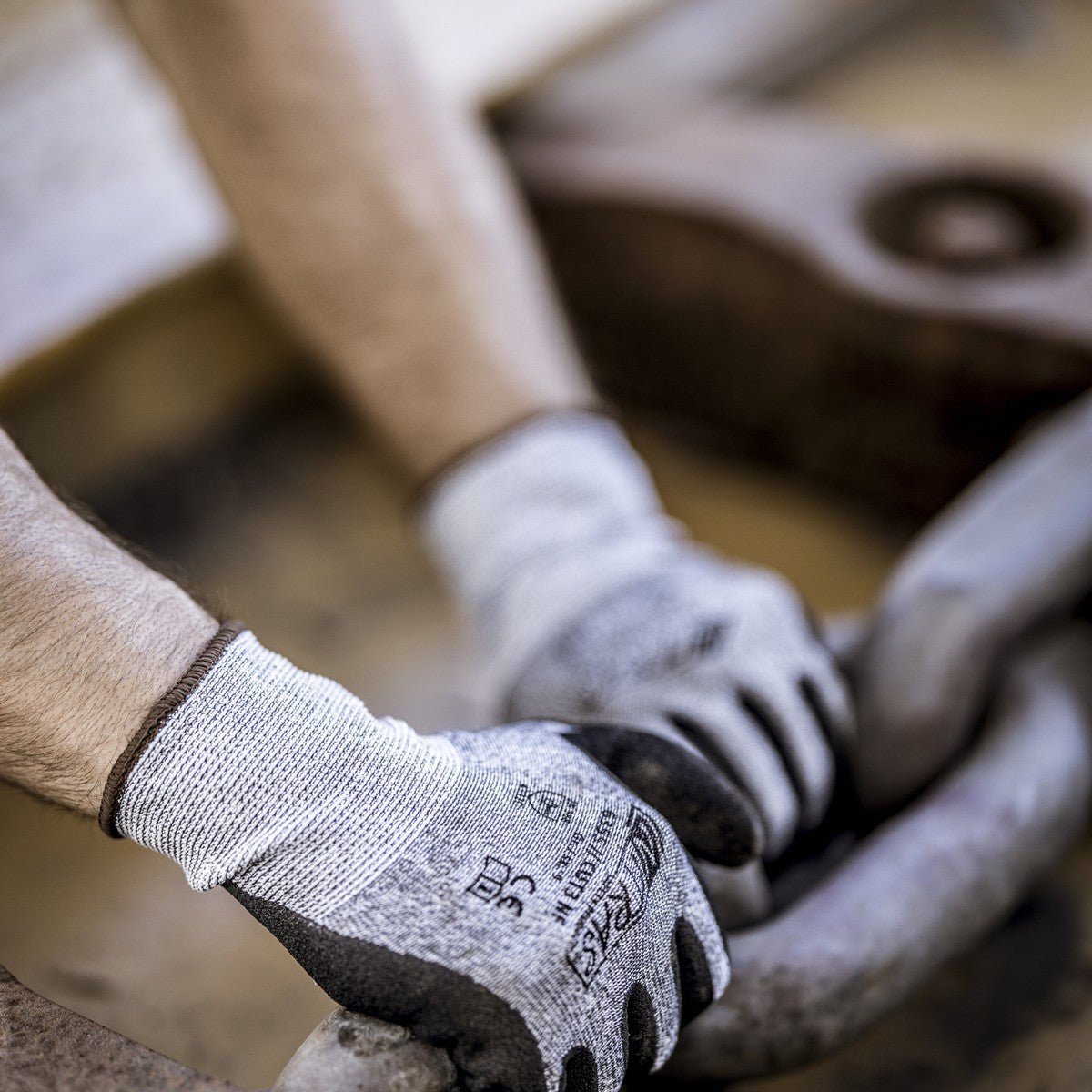 NITRAS CUT C NF, ochranné rukavice proti porezaniu, šedá / čierna