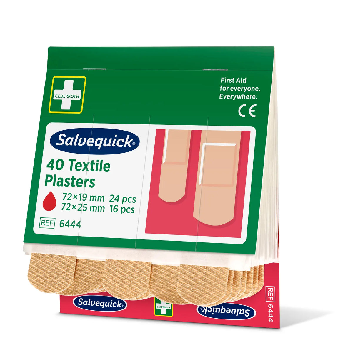 Vypredávaný tovar: Holthaus Medical Salvequick® náplasť – náhradná sada REF 6444 v ochrannom obale, 2 veľkosti | balenie (40 kusov)