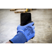 NITRAS SKIN FLEX CUT C, ochranné rukavice proti porezaniu, modrá / čierna