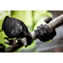 NITRAS ESD 3D CUT F, ochranné rukavice proti porezaniu, čierne