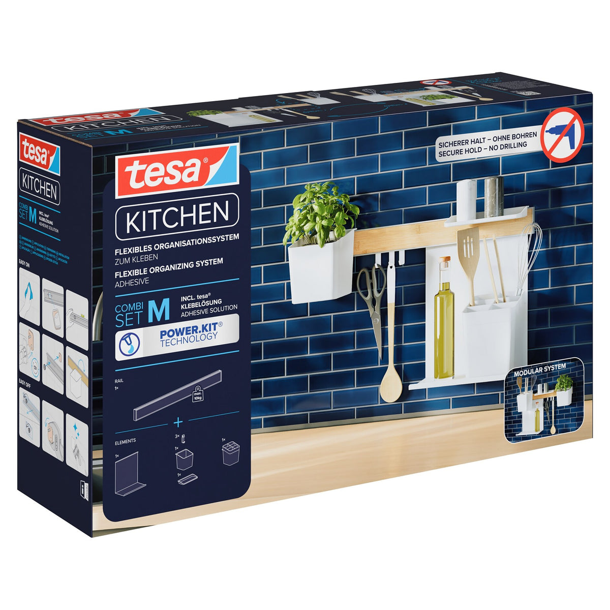 tesa Küchenorganizer Kombi Set M