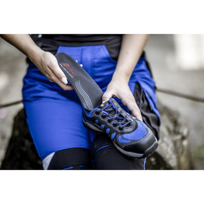 NITRAS ERGO STEP MEDIUM, poloortopedická vložka, čierna / modrá