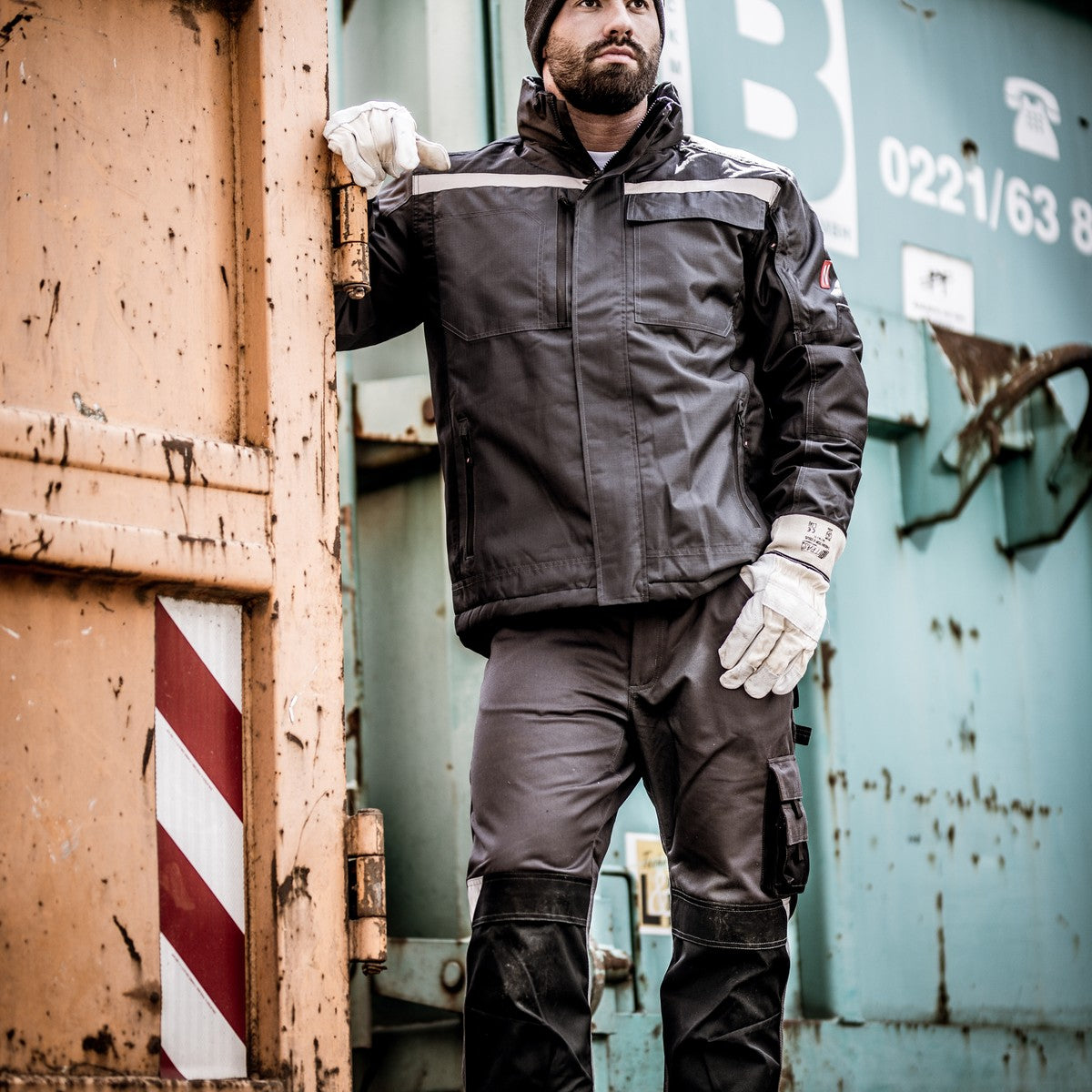 NITRAS MOTION TEX PLUS, parka, antracit / čierna