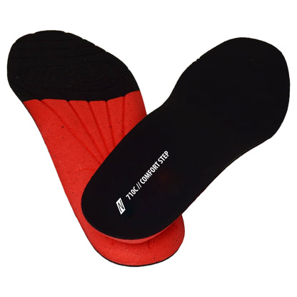 NITRAS COMFORT STEP, vložky, čierna / červená
