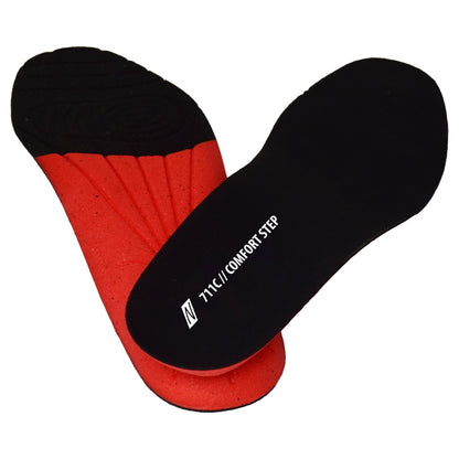 NITRAS COMFORT STEP, vložky, čierna / červená