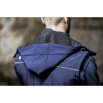 NITRAS odopínacia kapucňa, tmavomodrá, OEKO-TEX polyester: 94%; Elastan: 6% | Balenie (1 kus)