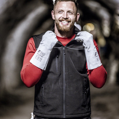 NITRAS MOTION TEX LIGHT, softshellová vesta, čierna