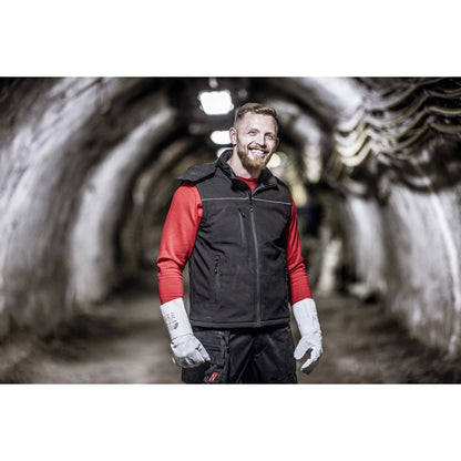 NITRAS MOTION TEX LIGHT, softshellová vesta, čierna